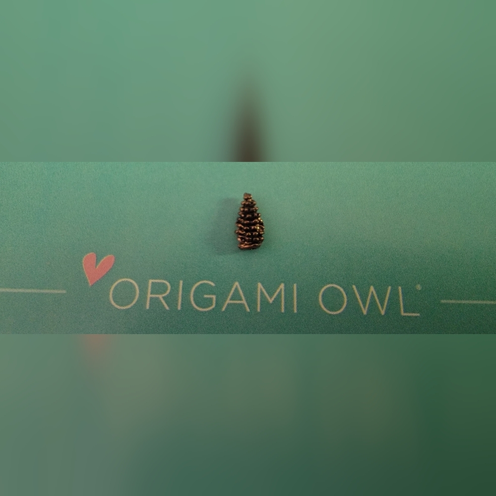 Origami Owl pinecone charm